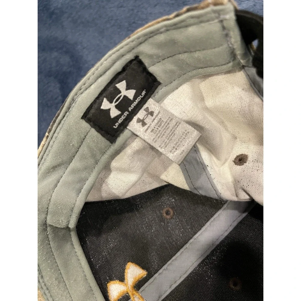 Under Armour Camo Hat Cap Mens Adjustable Strap Camouflage OSFA Hunting